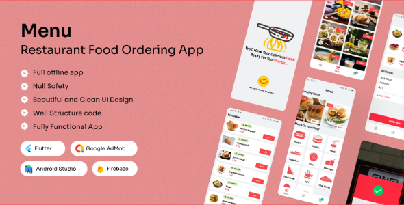 Menu – Meals ordering app