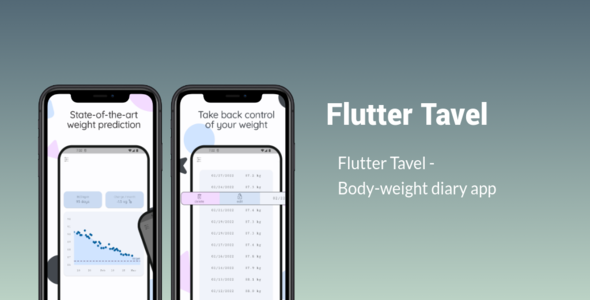 Flutter Tavel – Physique-weight diary app