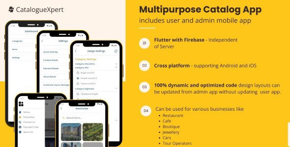 CatalogueXpert – Multipurpose Catalog Mobile App