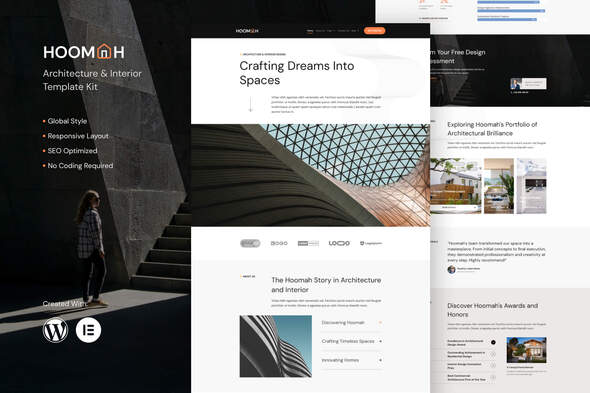 Hoomah – Structure & Plan Internal Elementor Professional Template Equipment