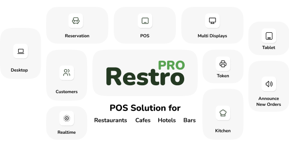 RestroPRO – POS instrument for Restaurant, Cafe, Lodge, Meals Truck