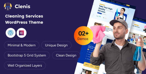 Clenis – Cleaning Merchandise and corporations WordPress Theme