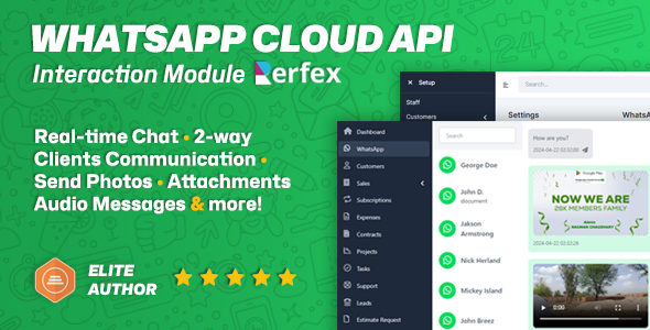 WhatsApp Cloud API Interplay Module for Perfex CRM