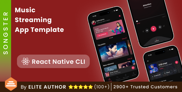 On-line Tune Streaming App | Tune Participant App | Tune App | React Native CLI | Songster