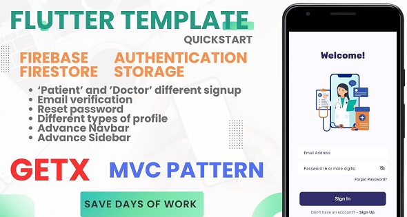 Flutter Starter Professional: Getx (MVC) Position based principally login, Label in, Advance Sidebar and Navbar, Profile