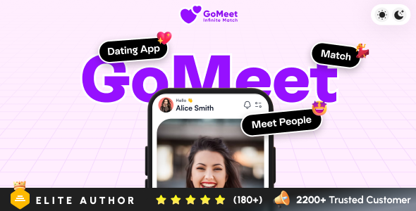 GoMeet – Full Social Courting Cell App | On-line Courting | Match, Chat & Video Courting | Courting App