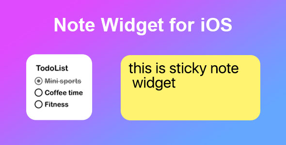 Sticky Assign Widget for iOS 17