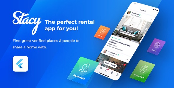 Stacy – Flutter Roommate Template