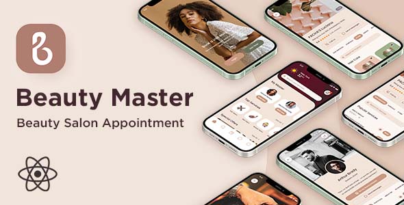 Magnificence Grasp Hair Salon Flutter Template App