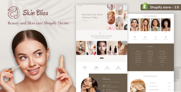 Skinbliss – Magnificence & Magnificence Retailer Shopify Theme