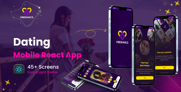 Viberance – Courting Cell App React Native Template