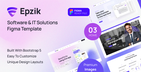 Epzik – Utility & IT Options Figma Template