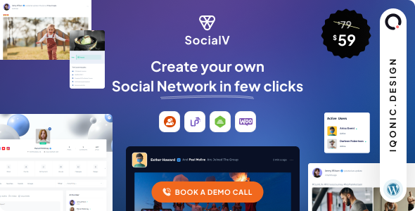 SocialV – Social Community and Group BuddyPress Theme