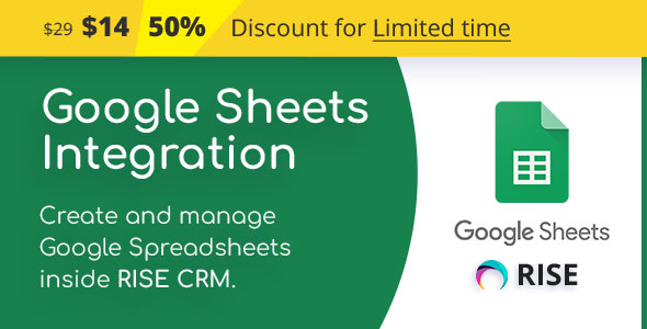 Google Sheets Integration for RISE CRM