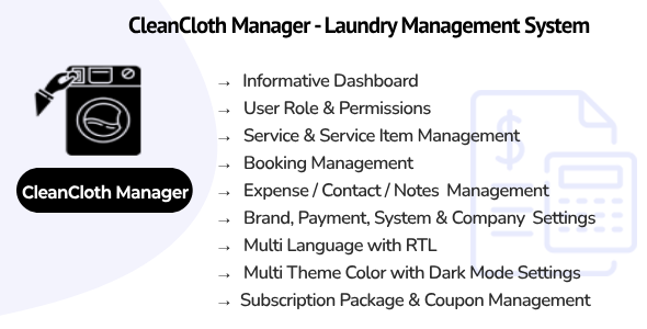 CleanCloth Supervisor SaaS – Laundry Administration System