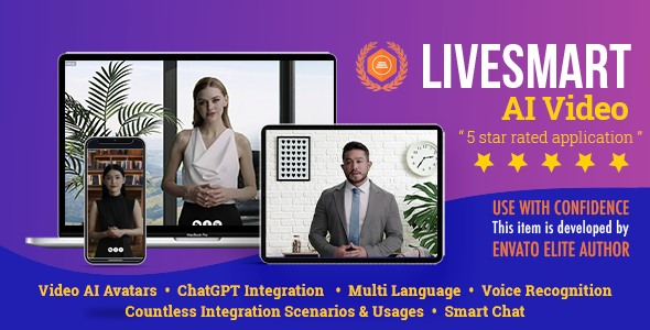 LiveSmart AI Video – Glowing Video Avatars with ChatGPT