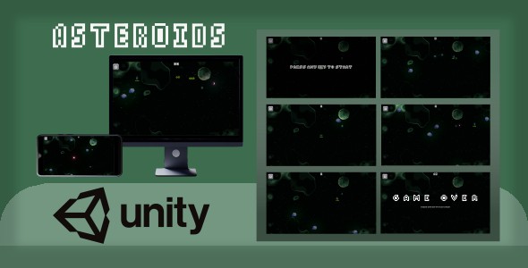 Asteroids Enviornment Shooter – UNITY / HTML