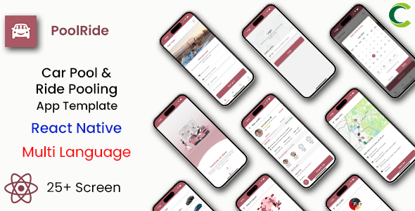 Vehicle Pooling App | Bike Pooling App | Hasten Sharing App | Vehicle Sharing App | React Native | PoolRide