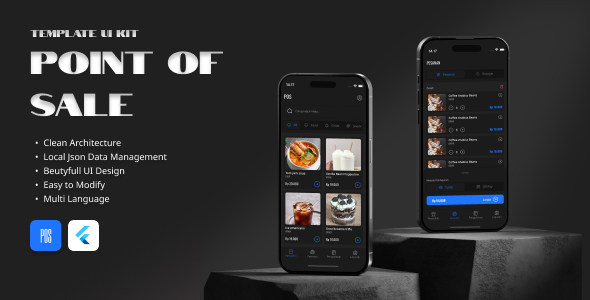Flutter POS UI Template – Favourite & Multi-language