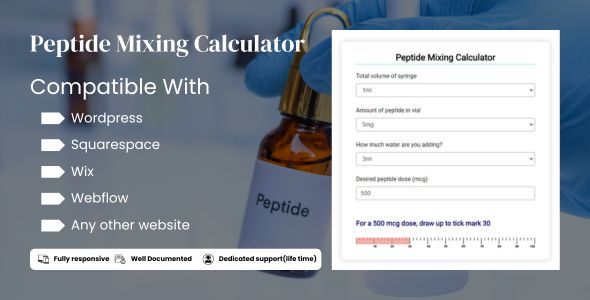 Peptide Mixing calculator – Net Calculator to your Net inform