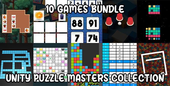 10 Solidarity Puzzle Video games Bundle