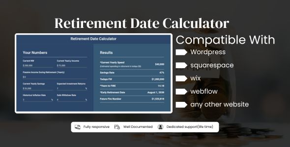 Retirement Date calculator – Internet Calculator to your Internet area