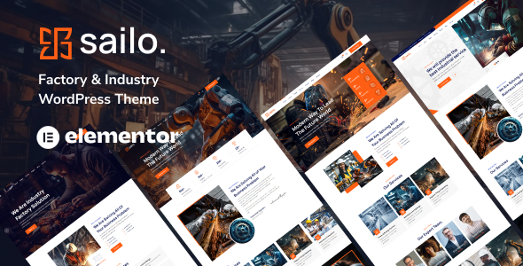 Sailo – Manufacturing facility & Trade WordPress Theme