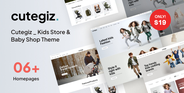 Cutegiz – Youthful of us Retailer & Diminutive one Retailer WooCommerce Theme