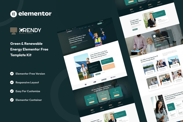 Grendy – Inexperienced & Renewable Power Alternate selections Elementor Template Tools