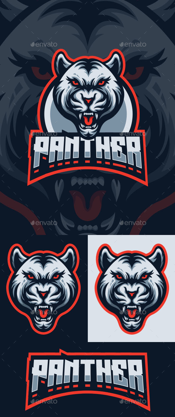 Panther Mascot Imprint