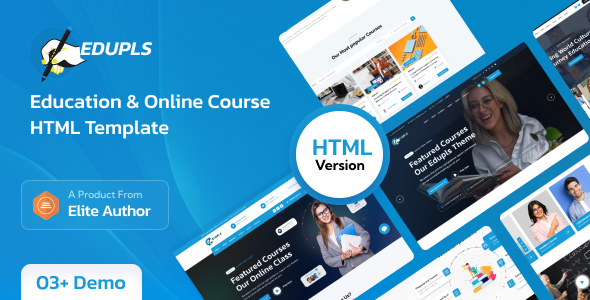 Edupls – Coaching & On-line Course HTML Template