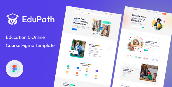 Edupath – Training & On-line Path Figma Template