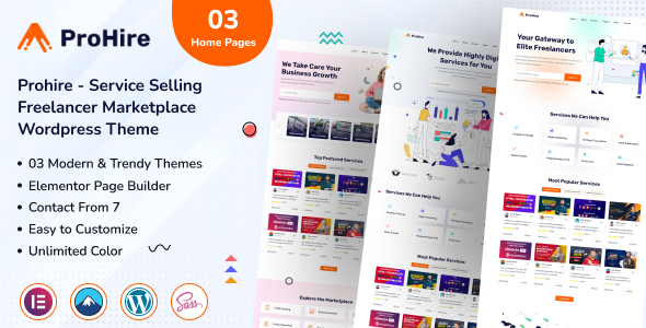 Prohire – Supplier Promoting Market WordPress