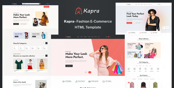 Kapra – Vogue E-Commerce HTML Template