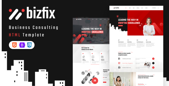 Bizfix- Commerce Consulting HTML Template