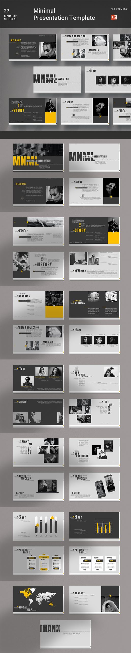 Minimal Presentation Template