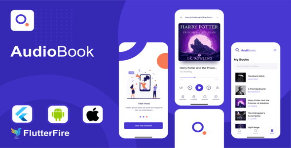 AudioBook Flutter UI Package deal