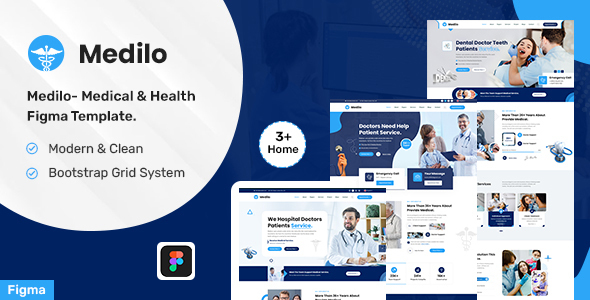 Medilo- Medical & Well being Figma Template