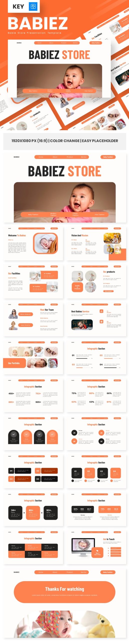 Babiez – Babie Retailer Keynote Templates