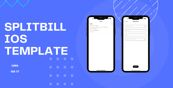 SplitBill iOS Template – Expense Monitoring Made Straightforward