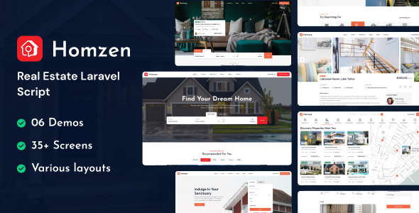 Homzen – Laravel Correct Property Company Portal Multilingual