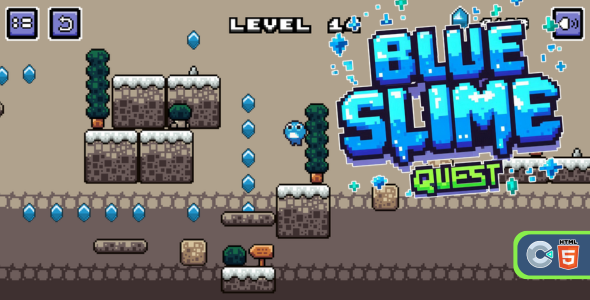 Blue Slime Quest – HTML5 Recreation (C3p)