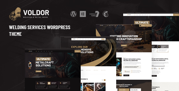 Voldor – Welding & Metal Work WordPress Theme