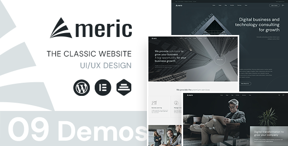 Americ – Company Commerce WordPress Theme