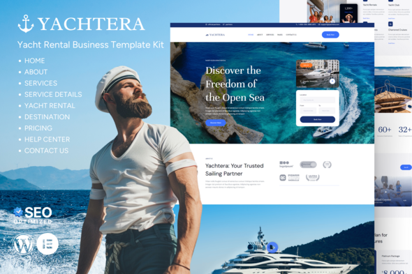 Yachtera – Yacht Membership & Boat Rental Elementor Template Gear