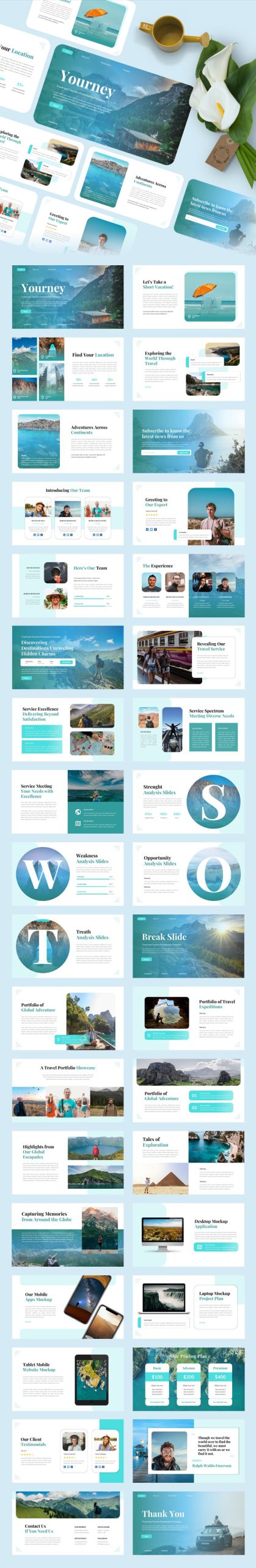 Yourney – Proceed & Tourism Keynote Template