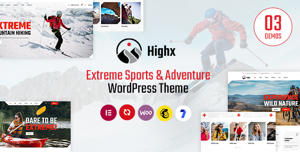 Highx – Impolite Sports activities actions and Journey WordPress Theme