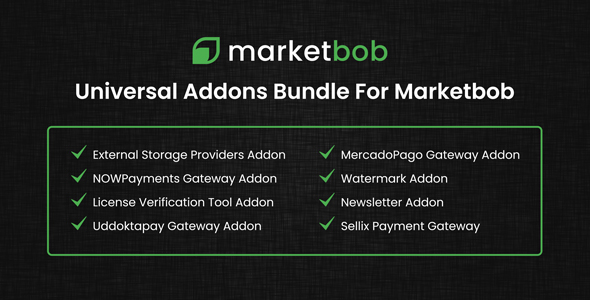 Common Addons Bundle For Marketbob