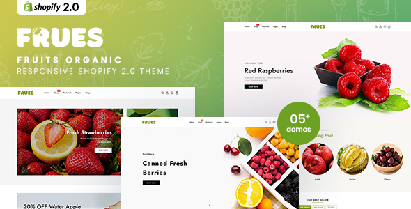 Frues – Fruits Natural Responsive Shopify 2.0 Theme