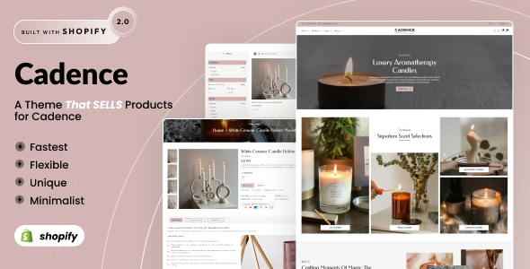 Cadence – Candles Store Responsive Shopify 2.0 Theme